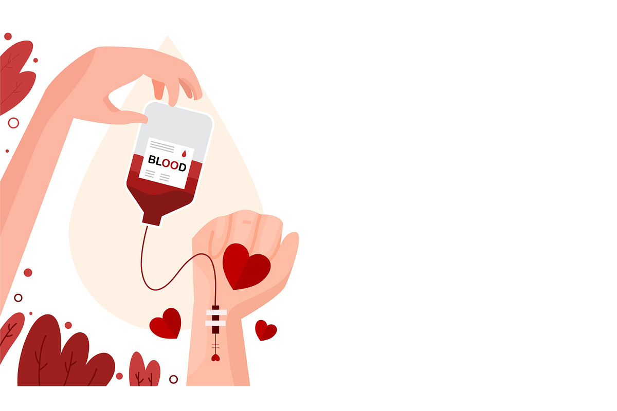 Blood donor day vector bundle, an Education Illustration by foxndeer (Photo 4 of 4)