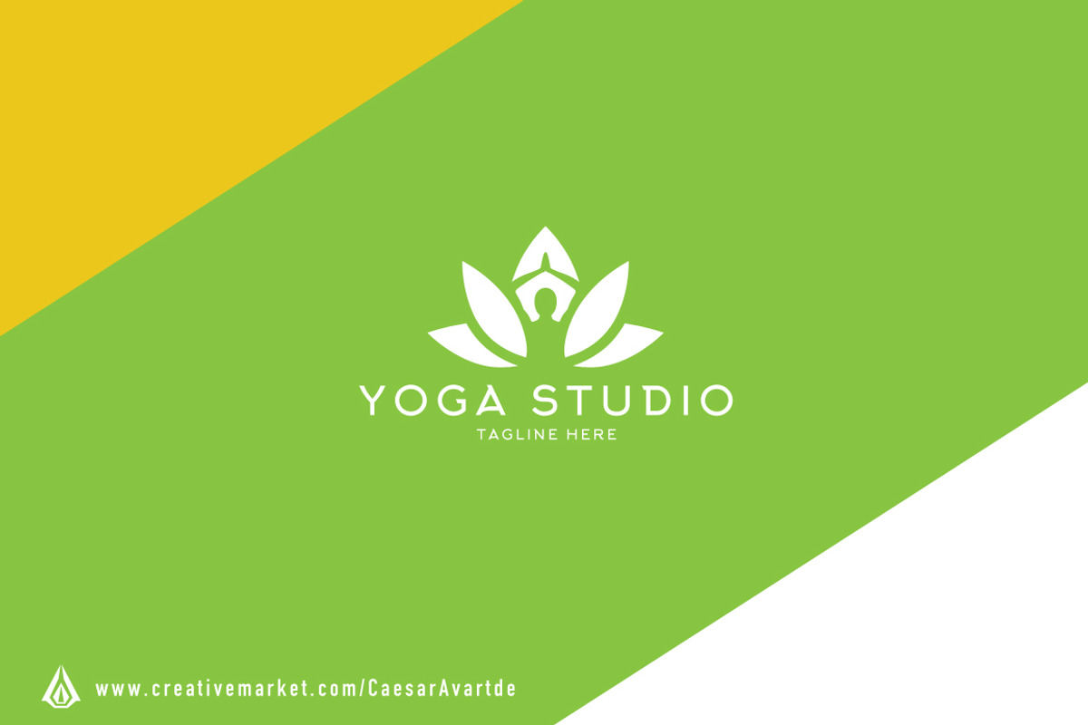 Yoga Studio Logo Template, a Branding & Logo Template by Avartde Creative (Photo 2 of 2)