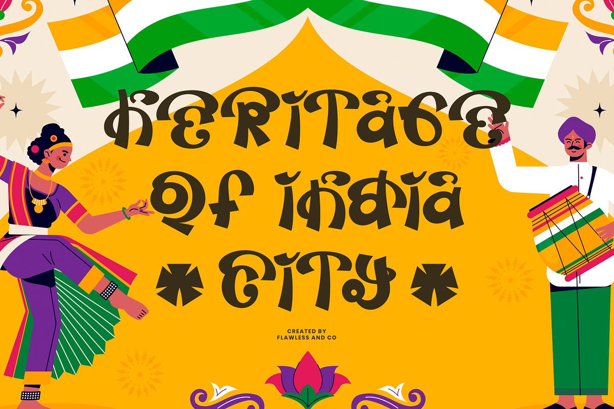 Jaisha - Hindi Display Font, a Font by Flawless And Co (Photo 5 of 10)