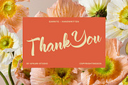 Garnite - Handwritten Script Font, a Handwritten Font by Afkari Studio (Thumbnail 5 of 9)