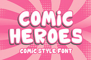 Comic Heroes, a Font by Limited.studio (Thumbnail 1 of 5)