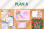 2027 Plan A. Calendar & Planners, a Decorative Illustration by Mio Buono (Thumbnail 3 of 13)