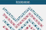 Scandinavian Christmas brushes, a Brush Add-On by ekmelica (Thumbnail 9 of 14)