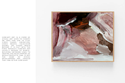 BURGUNDY MODERN EXPRESSIVE ART, a Texture Illustration by identity.ART (Thumbnail 7 of 8)