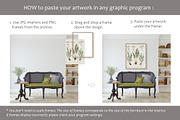 FABULOUS HOME Wall&Frame Mockups, a Print Template by MyHomeMockups (Thumbnail 7 of 7)