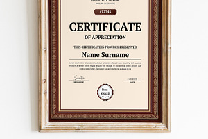 Classic Vintage Certificate Design