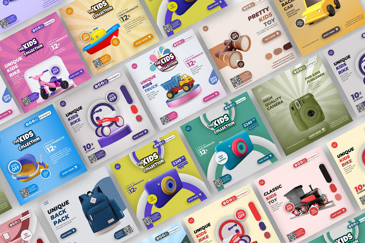 Kids, Children Canva Design Template, a Social Media Template by Exceptionalways (Photo 5 of 35)