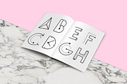 Geometry pair, a Font by Etewut (Thumbnail 12 of 12)