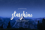 Starshine Script, a Handwritten Font by supfonts (Thumbnail 1 of 9)