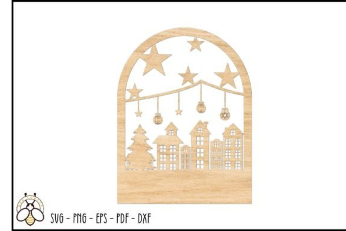 Laser Cut Christmas Cards, an Object Graphic by BeeCraftR (Photo 5 of 13)