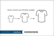 Minimal clothes icons, an Outline Icon by Picture Window (Thumbnail 4 of 5)