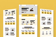 Food Delivery Service Wireframe, a Wireframe Template by MightyDesign (Thumbnail 1 of 9)