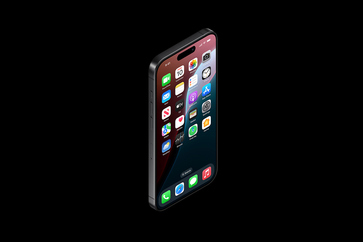 iPhone 16 Pro - 24 Mockups Scenes, an iPhone Mockup by Asylab (Photo 22 of 58)