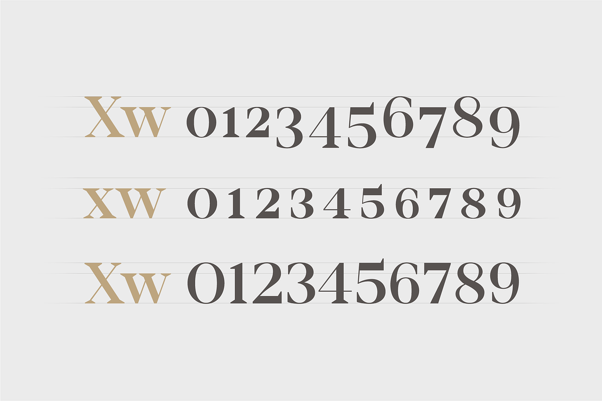 Romina / Neoclassical font family preview 4