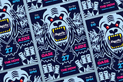 Yeti Winter Indie Rock Flyer, a Flyer Template by ashenterprise (Thumbnail 3 of 3)