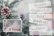Christmas Snowflake Sans Serif Font, a Sans Serif Font by Yiru Chen Studio (Thumbnail 2 of 15)