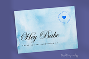 Thank You Card Insert for Packaging, a Card Template by Elegant_Studio44 (Thumbnail 5 of 6)