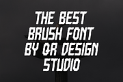 Brushle Rusher, a Handwritten Font by QR Design Studio (Thumbnail 4 of 6)