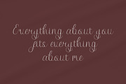Eqoaby Script Fonts, a Script Font by mahstudios (Thumbnail 9 of 10)