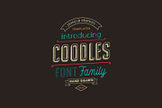 Coodles Hand Drawn Font Family, a Sans Serif Font by Graphicdome (Thumbnail 2 of 20)