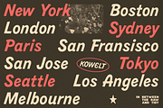 Kowelt - Bold Vintage Fonts, a Sans Serif Font by Konstantine Studio (Thumbnail 2 of 7)