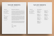 Resume/CV - The Taylor, a Resume Template by CreativeLandStudio (Thumbnail 5 of 9)