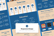 Alex – Student Portfolio Landing, a Landing Page Template by trabaskriya (Thumbnail 4 of 5)