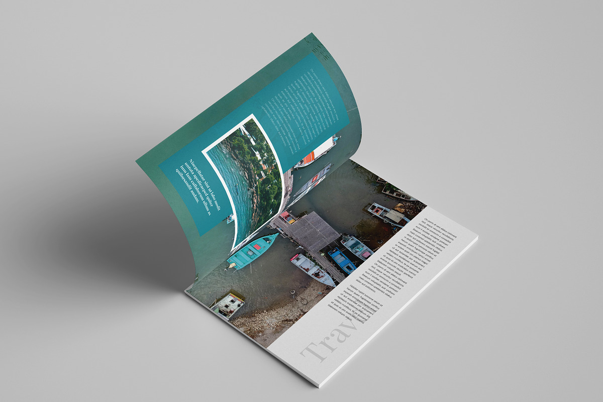 Travel Magazine Template, a Magazine Template by Spark_Creative (Photo 5 of 14)