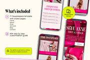 Bold Pink Faceless Coaching Template, a Squarespace Template by Template Twist Shop (Thumbnail 4 of 10)