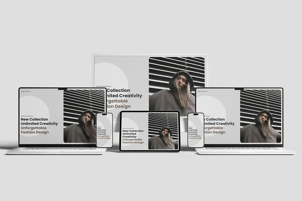 Multi Devices Mockup, a Device Mockup by scribrostudio (Photo 10 of 10)