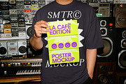 La Cafe Poster Mockup - VOL 2, a Mockup by Simetrica Labs (Thumbnail 5 of 6)