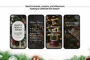 100 Luxury Christmas Reels Templates, a Social Media Template by DigiPax (Thumbnail 5 of 10)