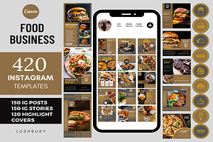 Animated Food Restaurant Template