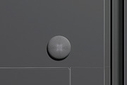 White Round Fridge Magnet 3D Model, an Object 3D Model by rebrandy (Thumbnail 8 of 9)