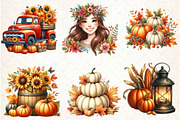 Fall Aesthetic Clipart, an Illustration by Libby Wishes (Thumbnail 11 of 11)