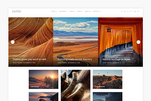 Faith - WordPress Blog & Shop Theme