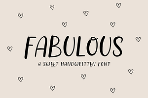 Fabulous Cute Font