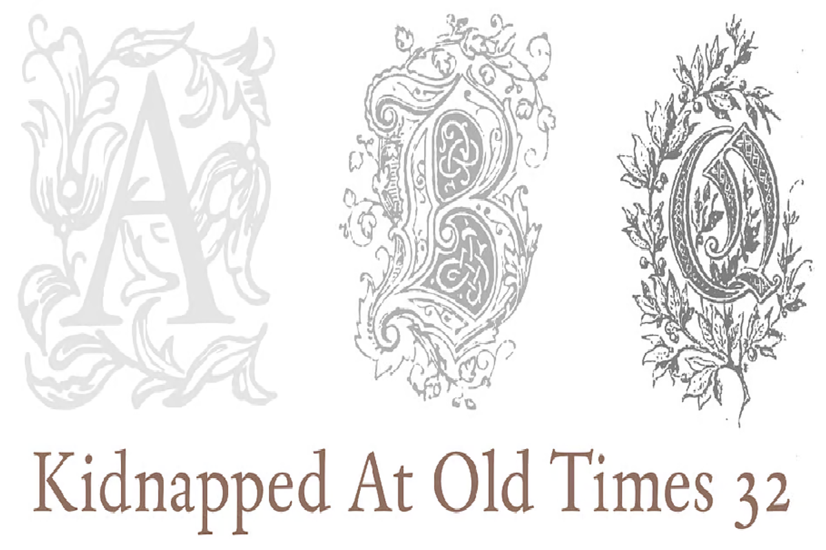 Kidnapped at Old Times SUPER PACK 43, a Blackletter Font by Intellecta Design (Photo 7 of 9)