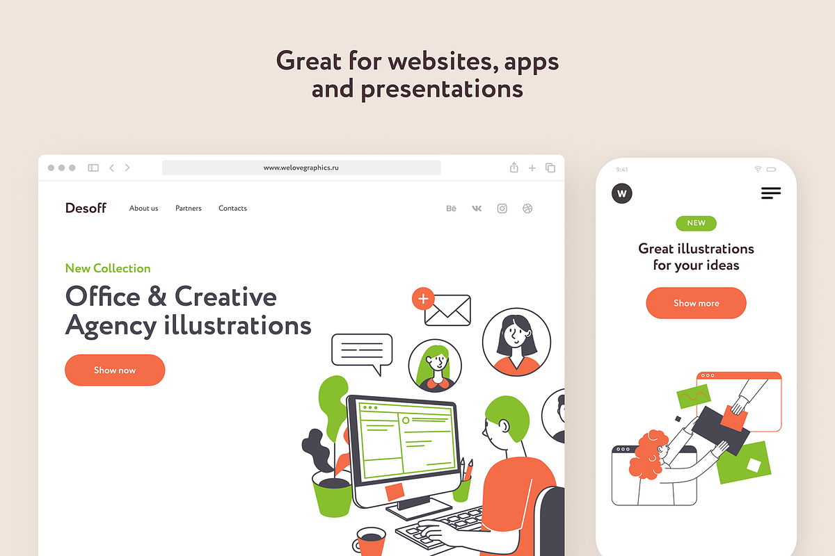 Desoff Illustrations, a Work Illustration by Welovegraphics (Photo 4 of 8)