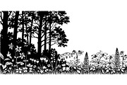Botanical Floral Border, an Object Graphic by Creativeshirt (Thumbnail 8 of 20)