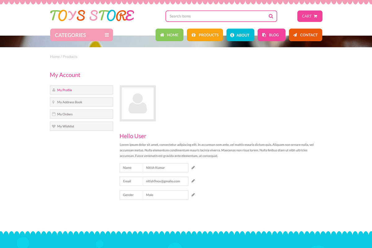 Toy Store PSD Website Template, a Websites & App Template by WebbyTemplates (Photo 8 of 17)