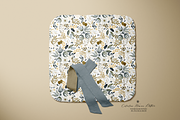 Colorless Flowers Watercolor Pattern, a Pattern Graphic by Webvilla Studio (Thumbnail 4 of 7)