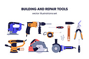 Building and repair tools set, an Object Illustration by Good Studio (Thumbnail 1 of 7)