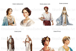 Ancient Greece Clipart, Greek Gods