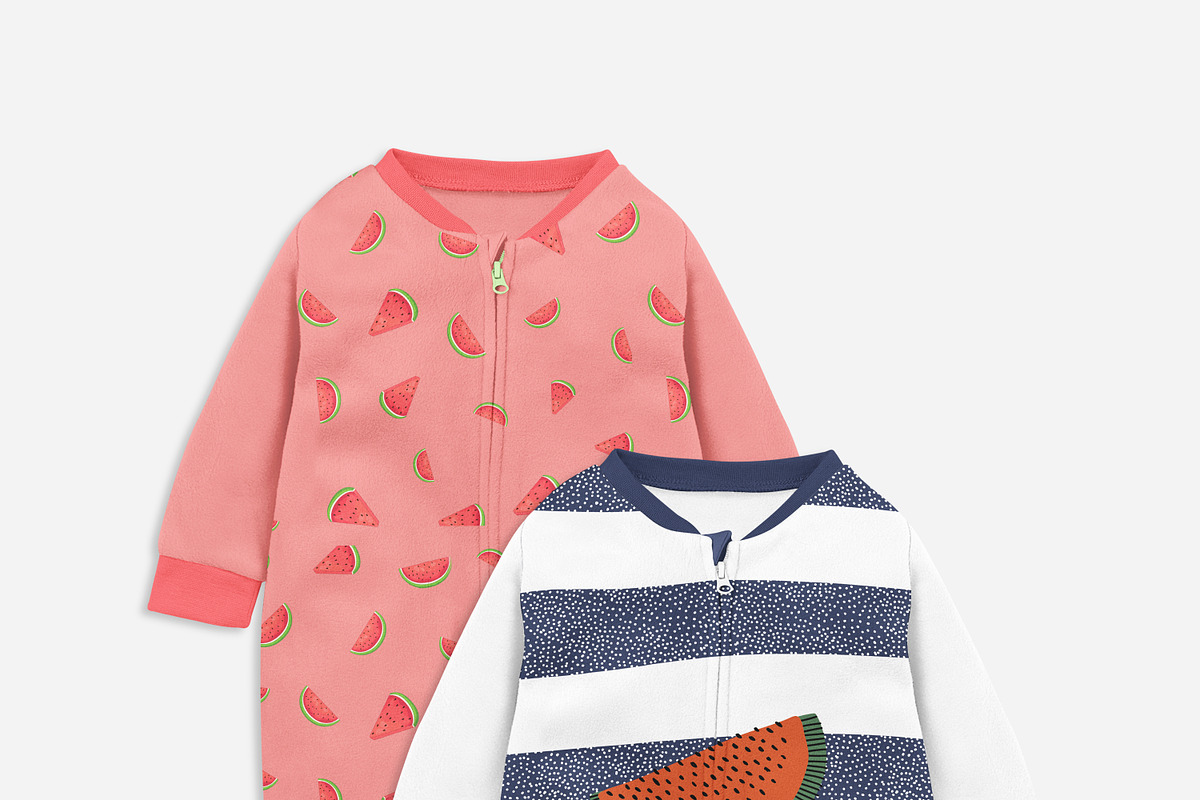 Baby Fleece Growsuit Mock-ups, an Apparel Mockup by Mocca Mockups Store (Photo 7 of 22)