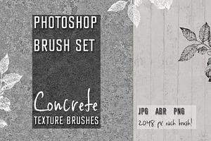 Photoshop Brush Set CONCRETE TEXTURE