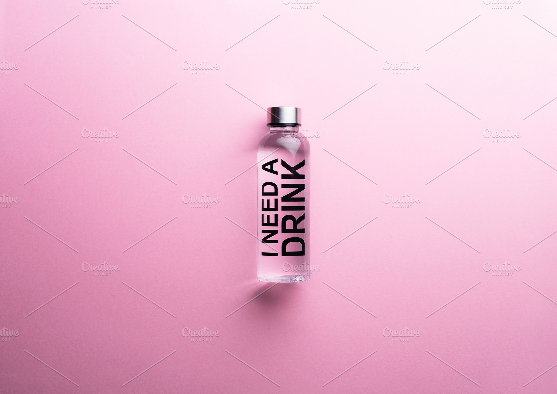 Water bottle stock photo containing bottle and water, a Food & Drink Photo by bogdandimages
