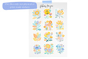 Boho Flower Clipart Abstract, a Decorative Illustration by Nicole Branger Art (Thumbnail 14 of 19)