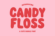 Candy Floss - Cute Bubble Font, a Sans Serif Font by Happy Type Club (Thumbnail 1 of 5)