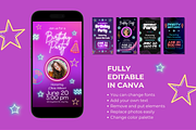 Neon Birthday Party Instagram Story, a Templates & Theme by TemplateCastleStore (Thumbnail 9 of 9)